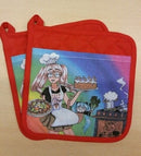 Kentalis schort en pannenlappen